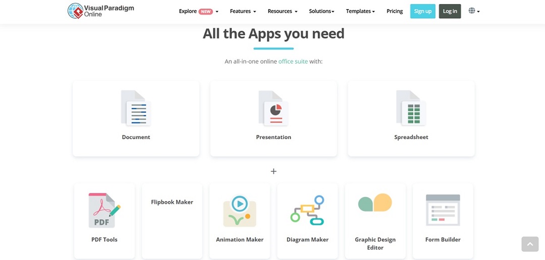 visual paradigm online online interface