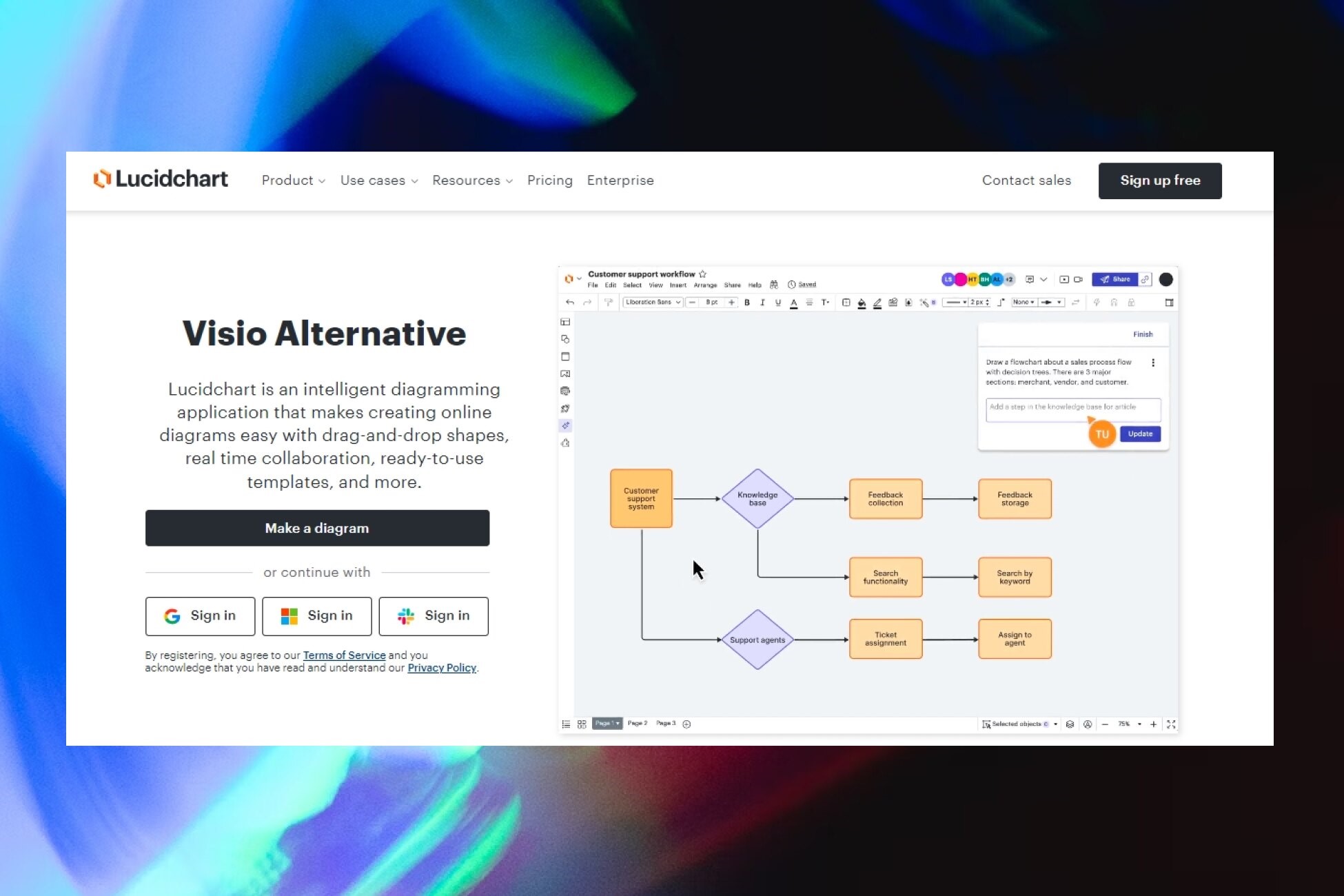 visio browser extension