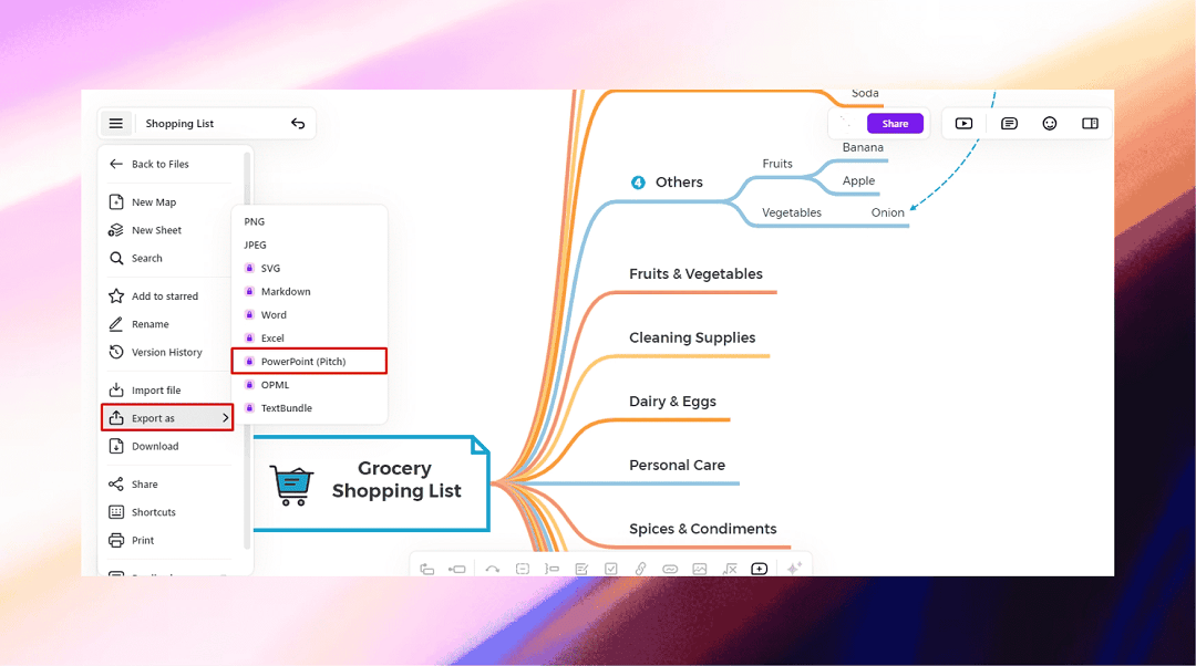 xmind ai presentations