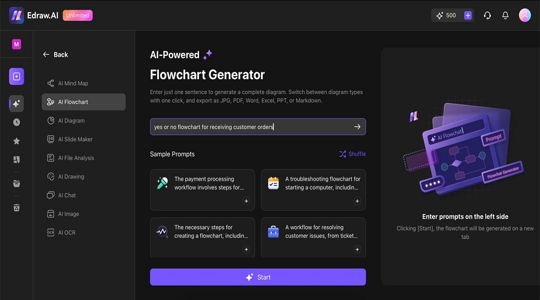 flowchart generator