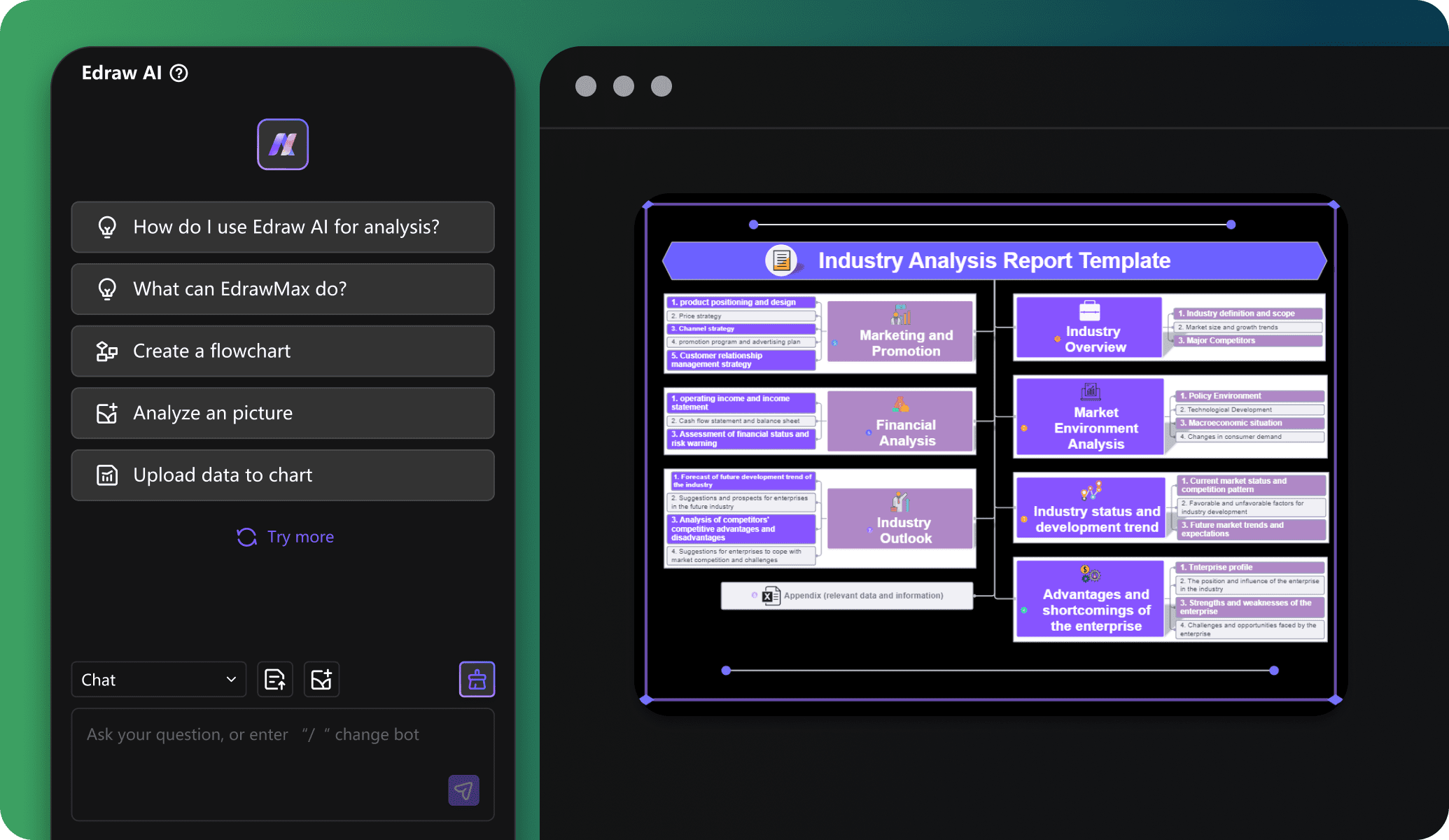 edrawai chatbot 