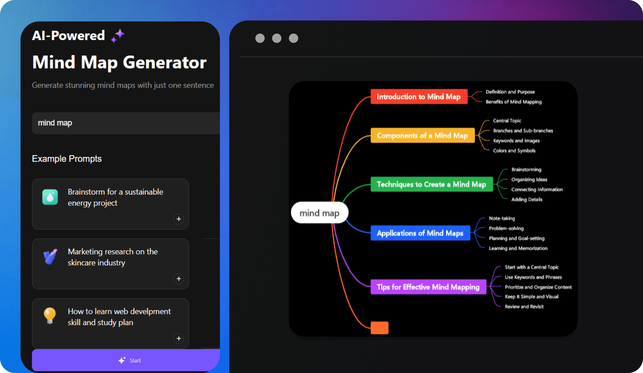 edrawai mind mapping 