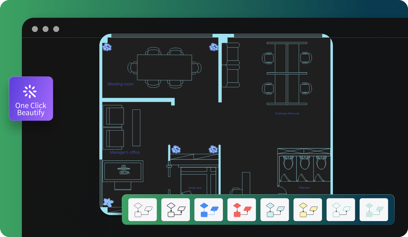 customization interface of edrawai