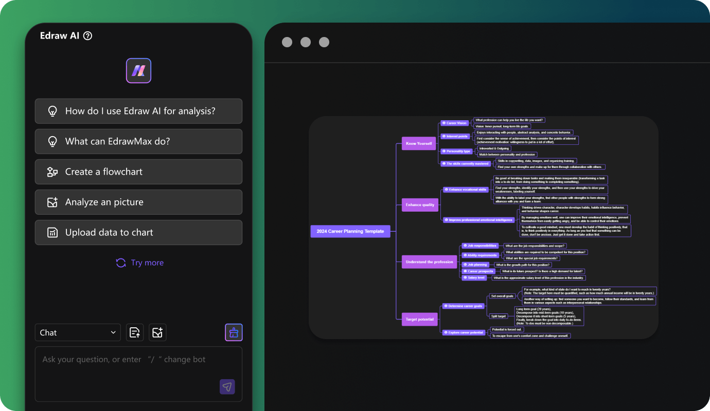 edrawai ai chat assistance