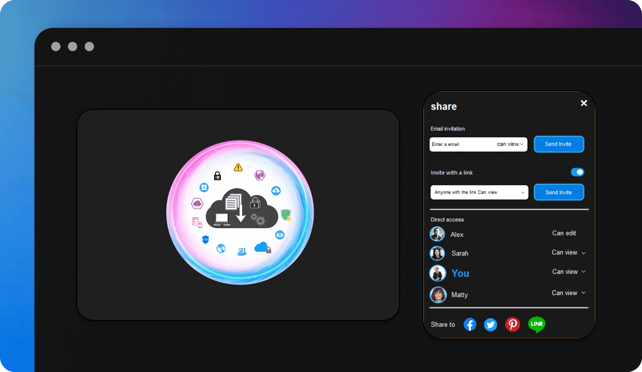 edrawai cloud storage support