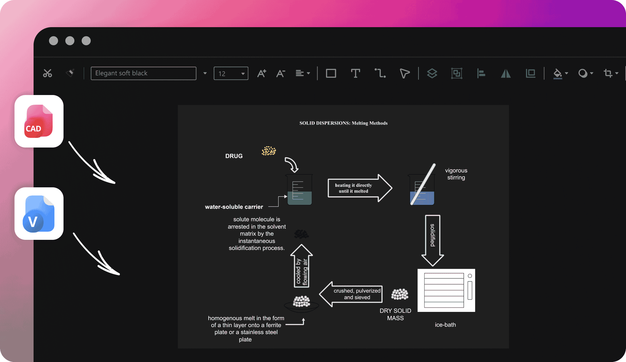 edrawai cad and visio integration 