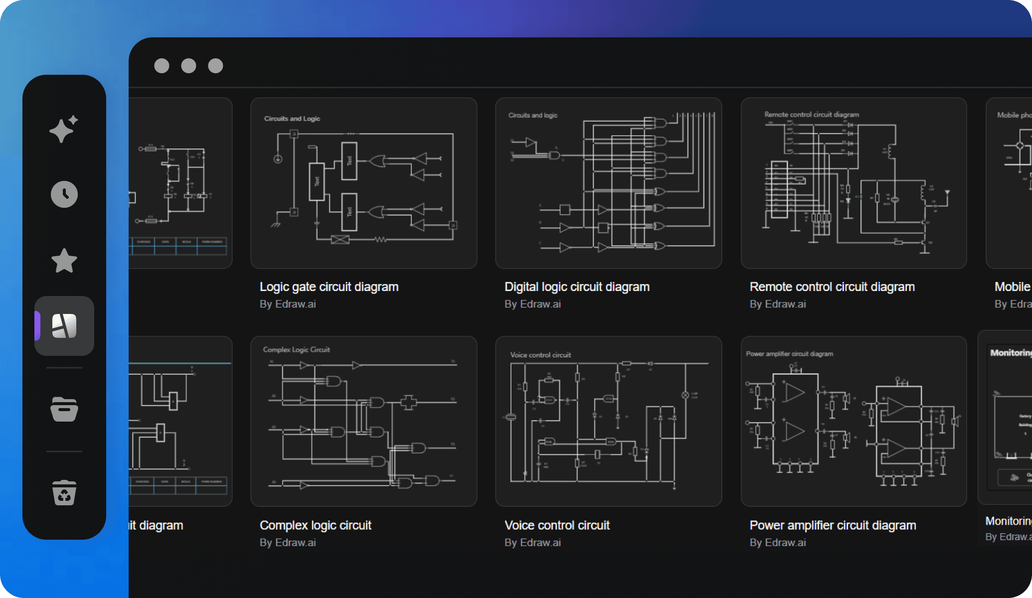 edrawai circuit diagram templates