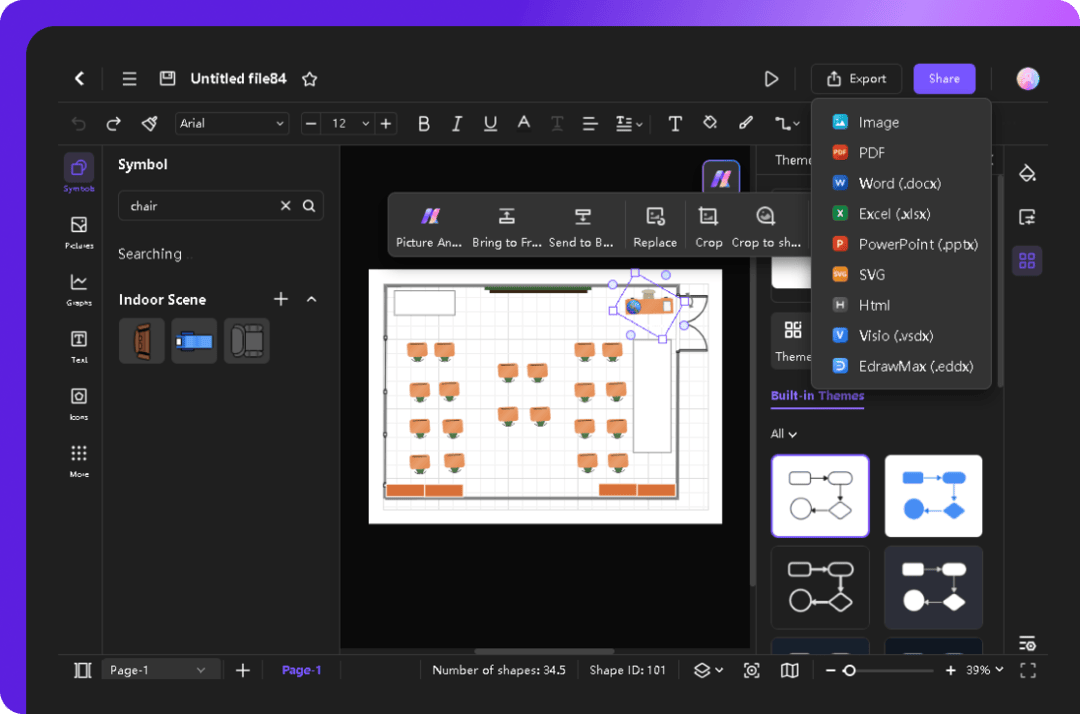 saving, exporting, and sharing