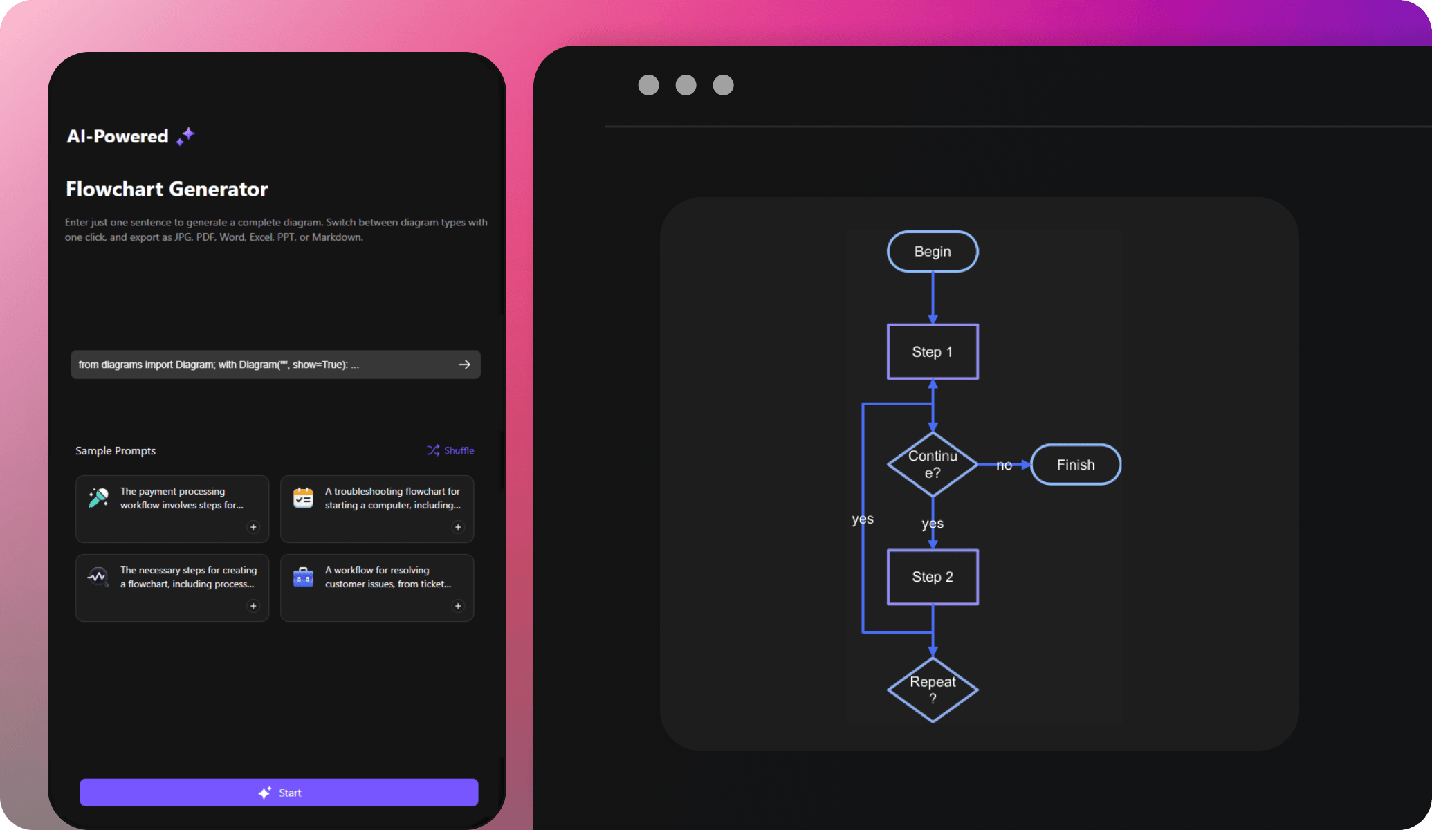 edrawai flowchart generator