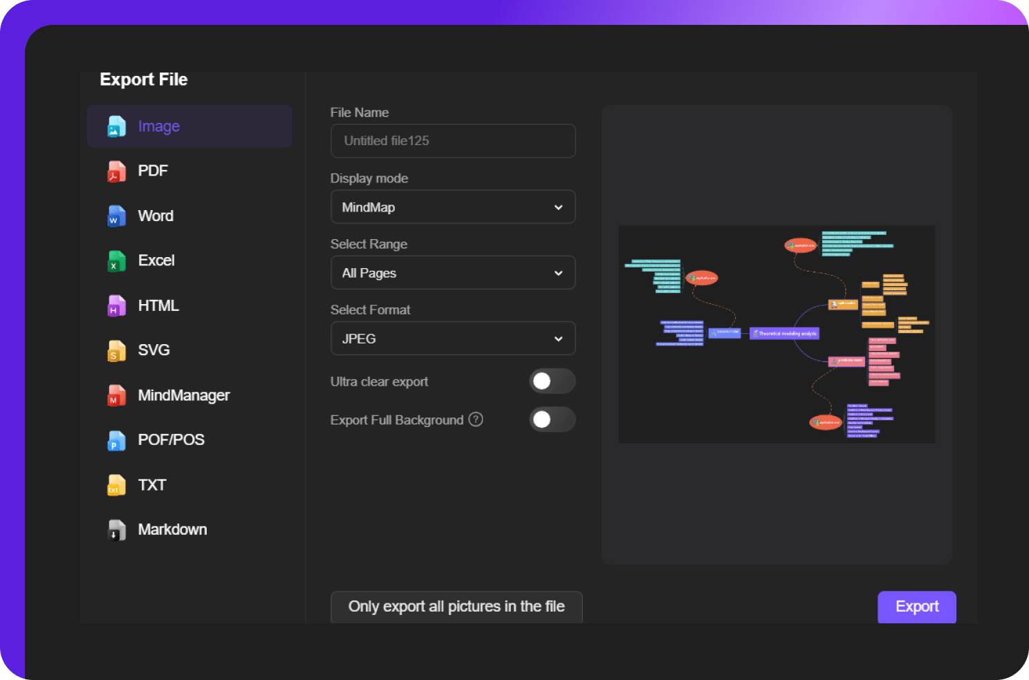 saving, exporting, and sharing