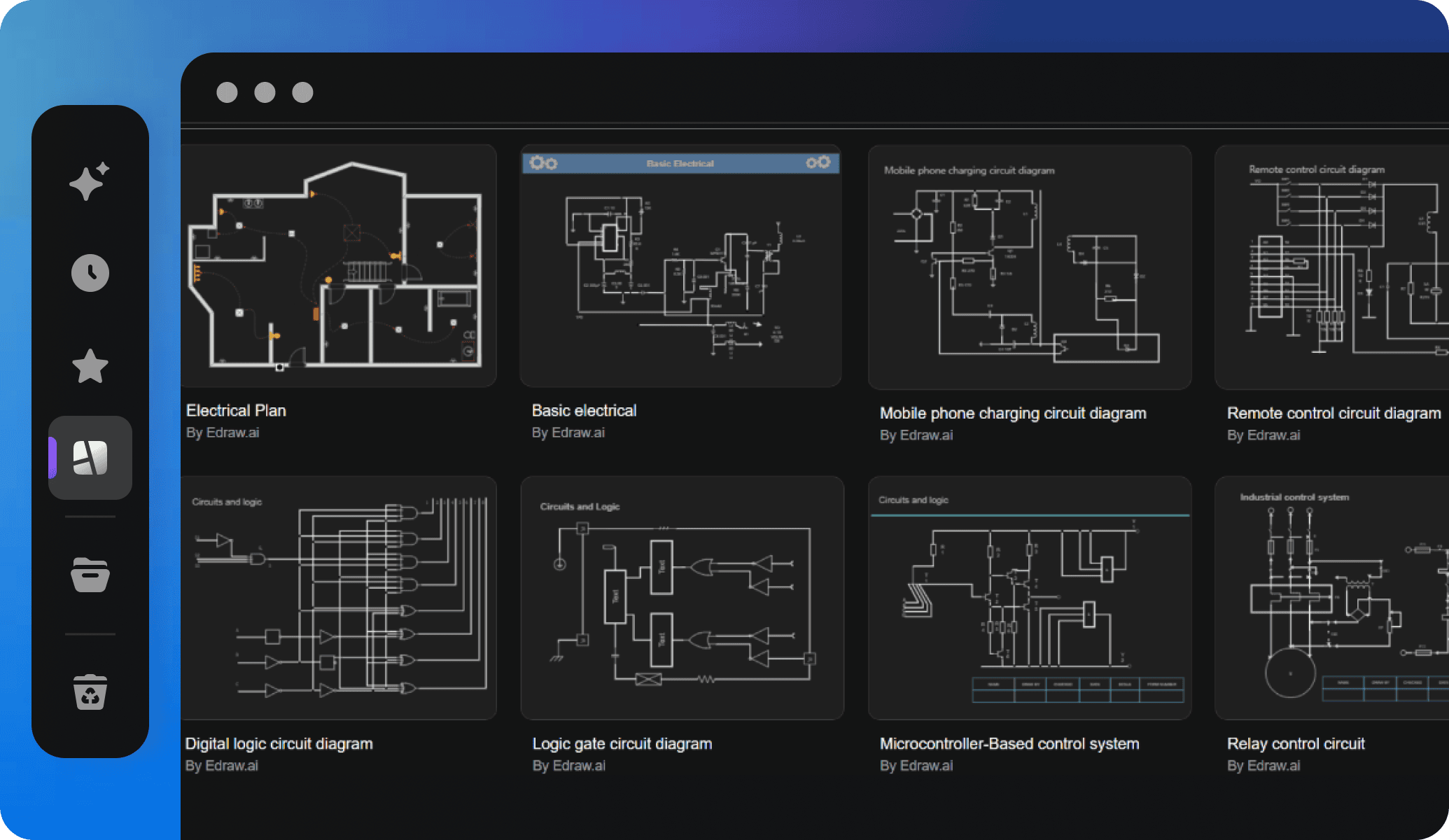 edrawai templates library 