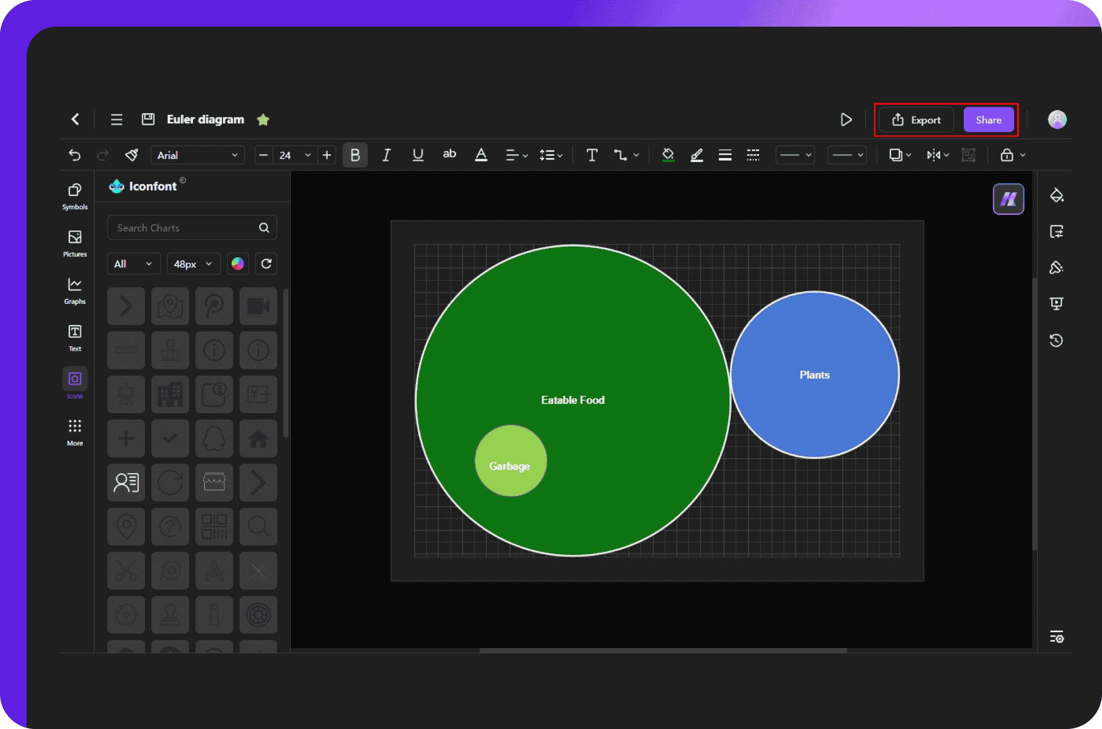 saving, exporting, and sharing