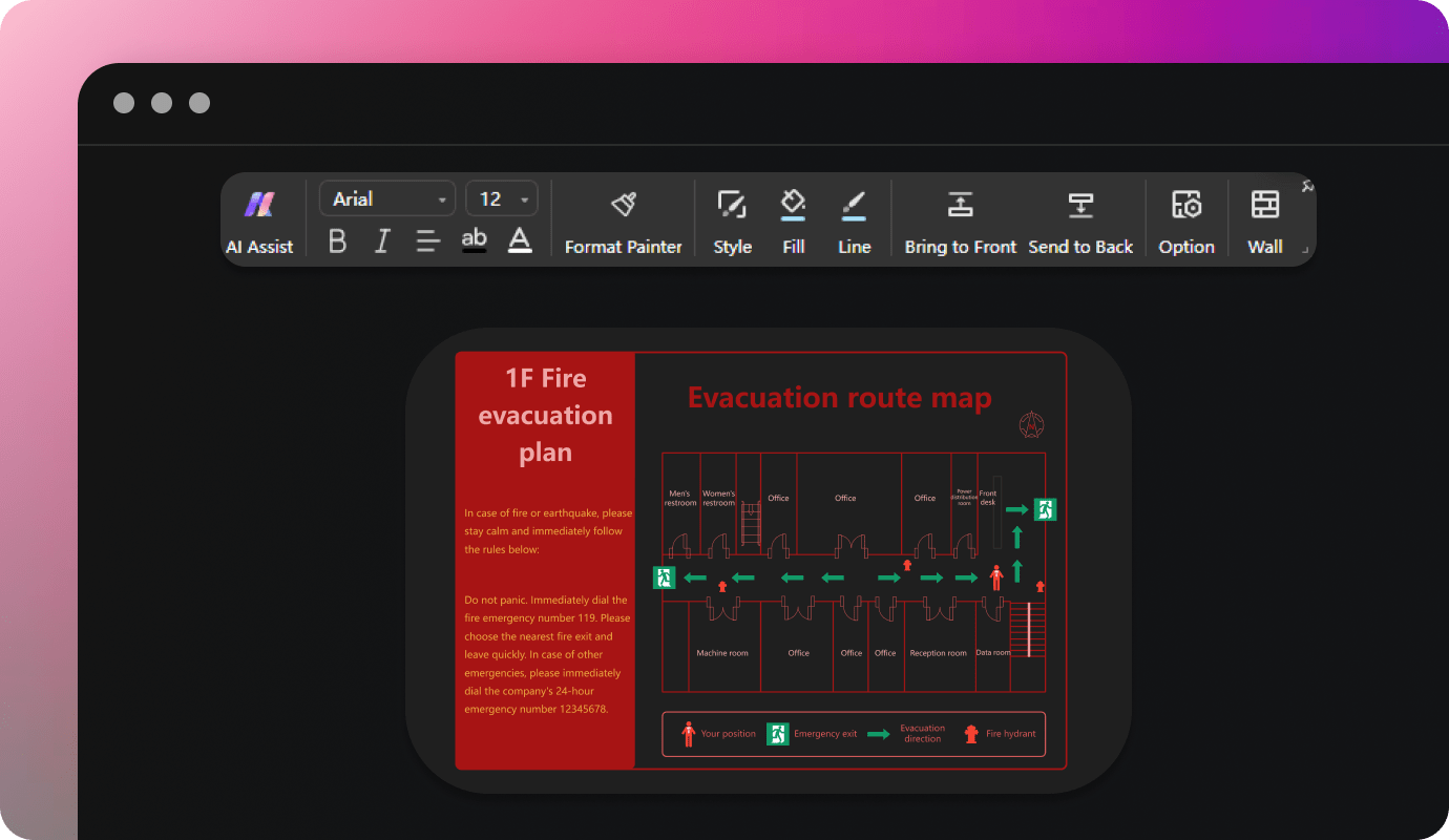 customization interface of edraw ai