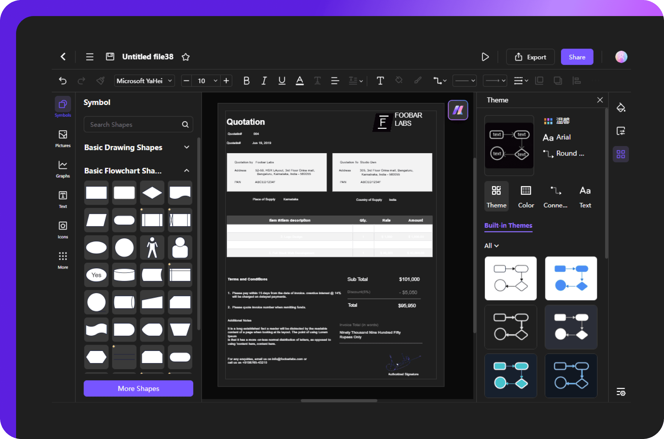 saving, exporting, and sharing