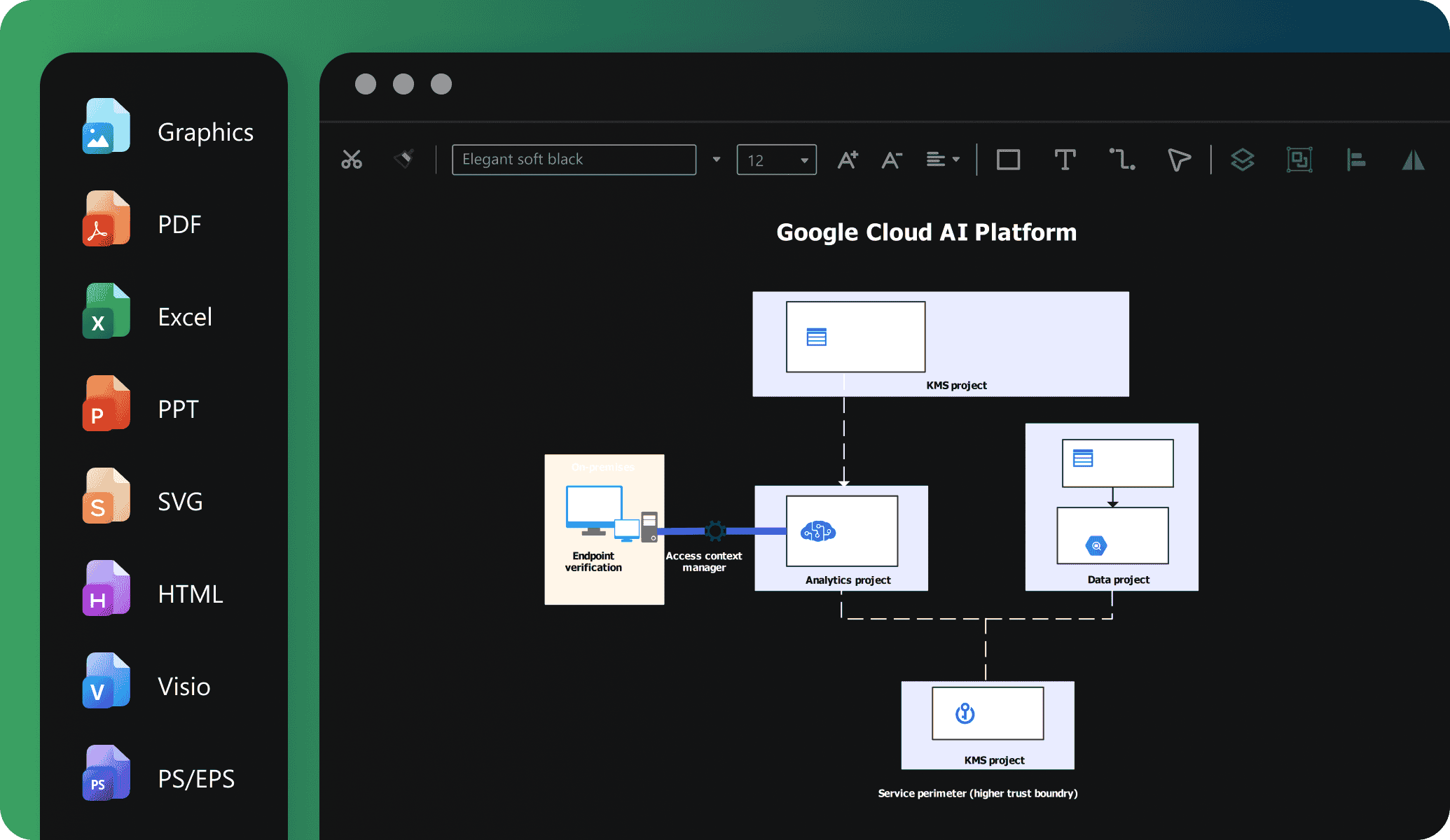 edrawai export formats