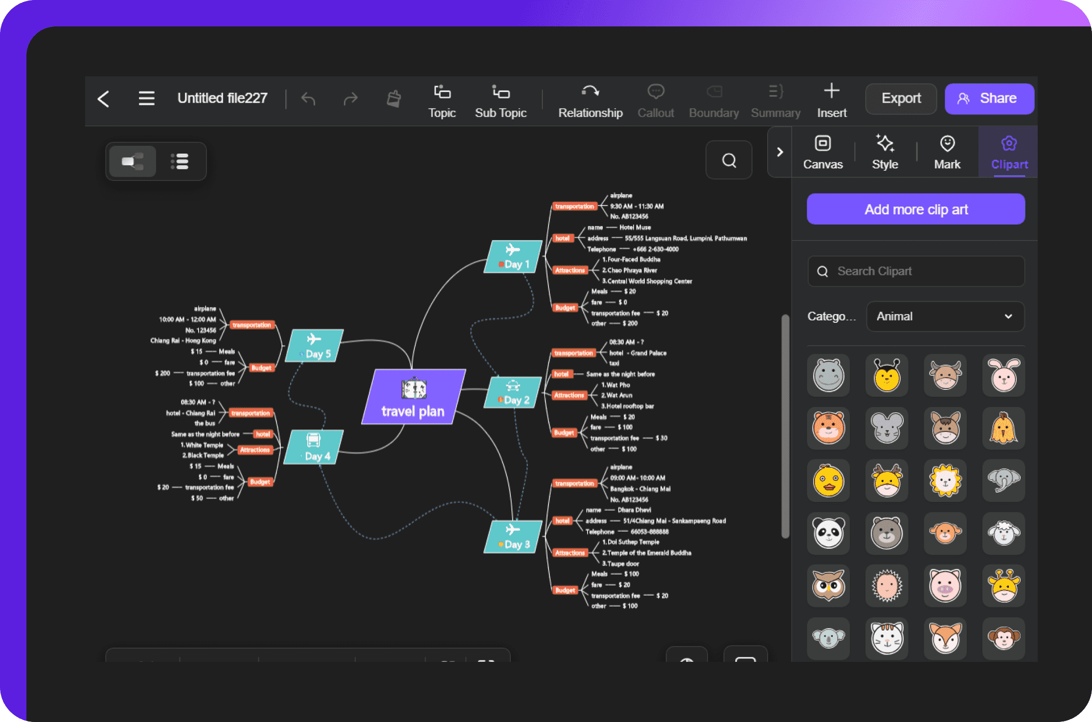 saving, exporting, and sharing