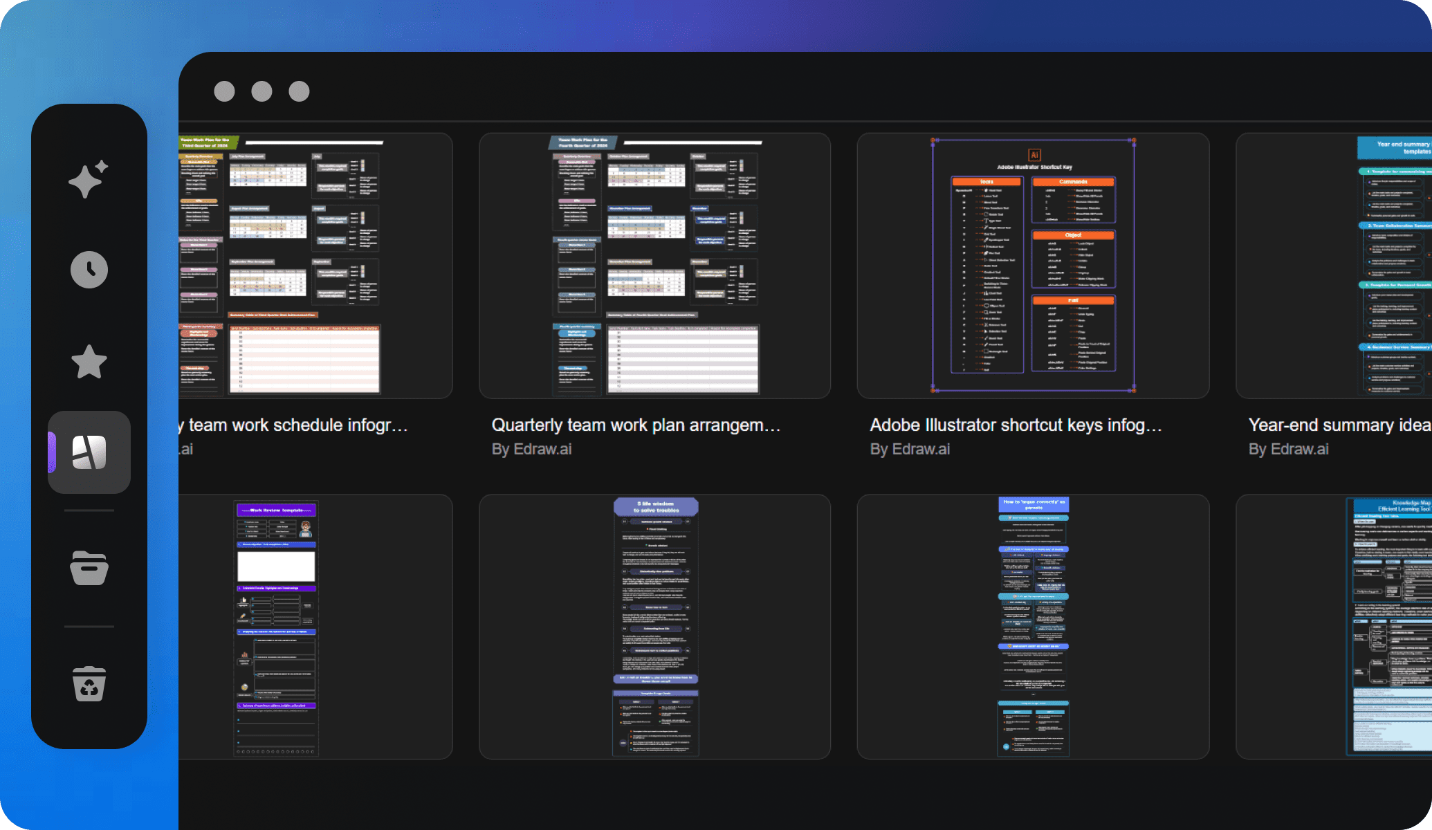 edrawai template collection