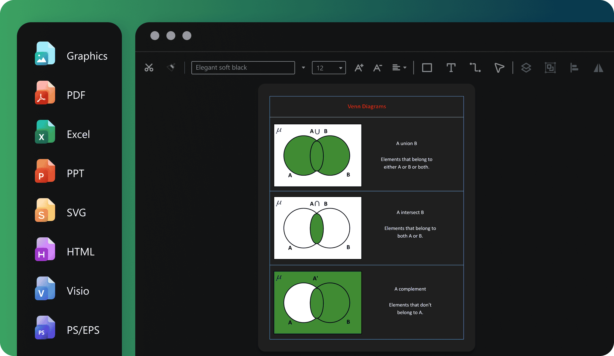 edrawai export formats