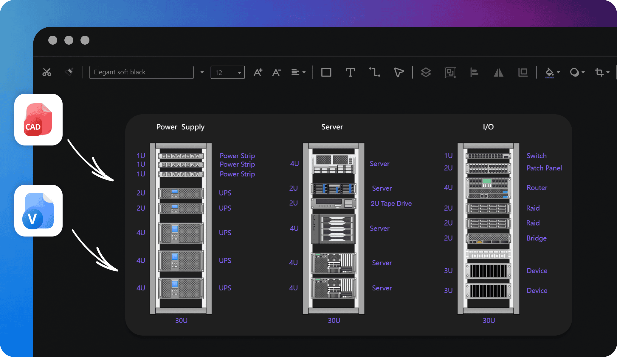 edrawai visio integration