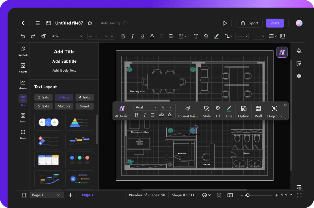 saving, exporting, and sharing