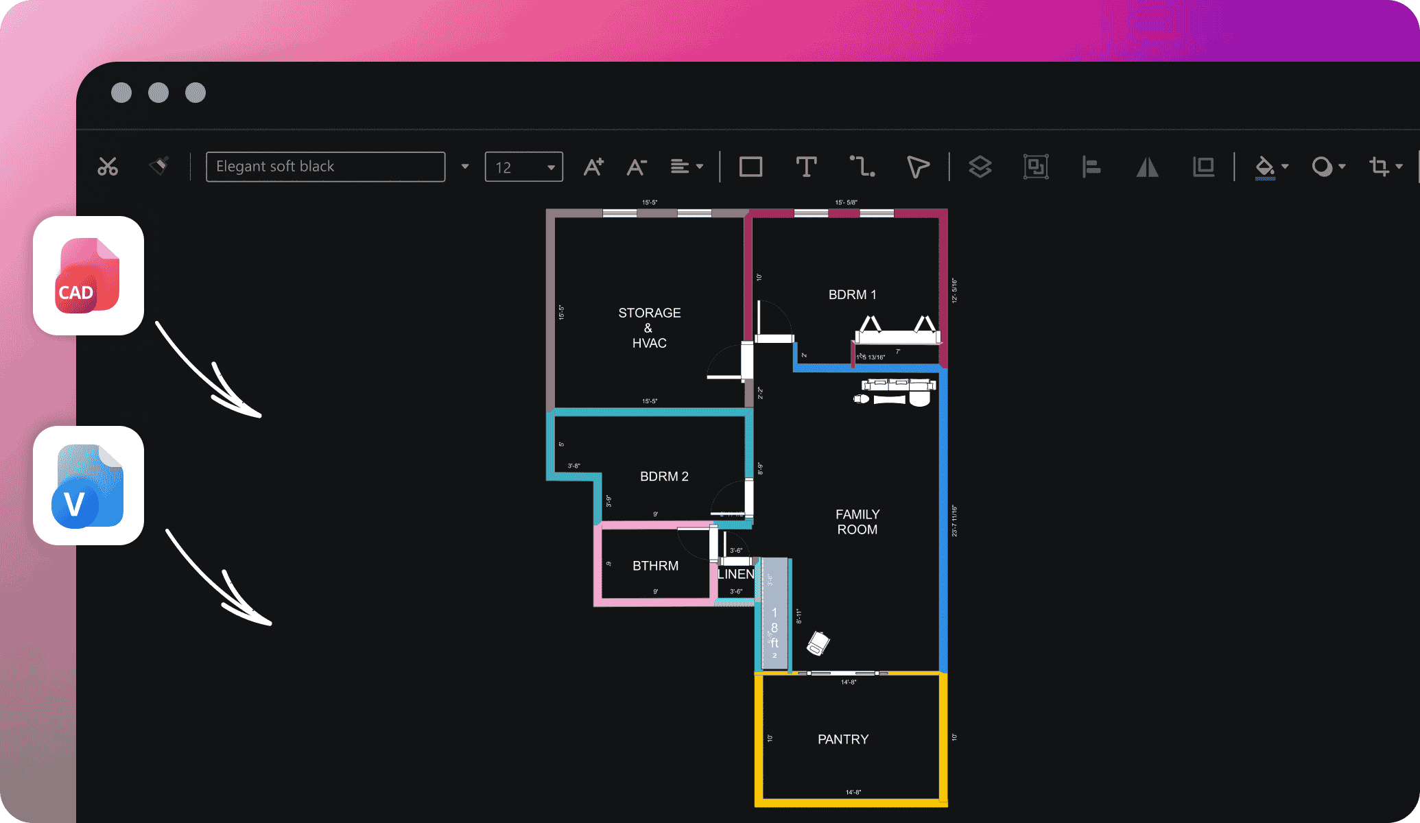 edrawai cad and visio integration 