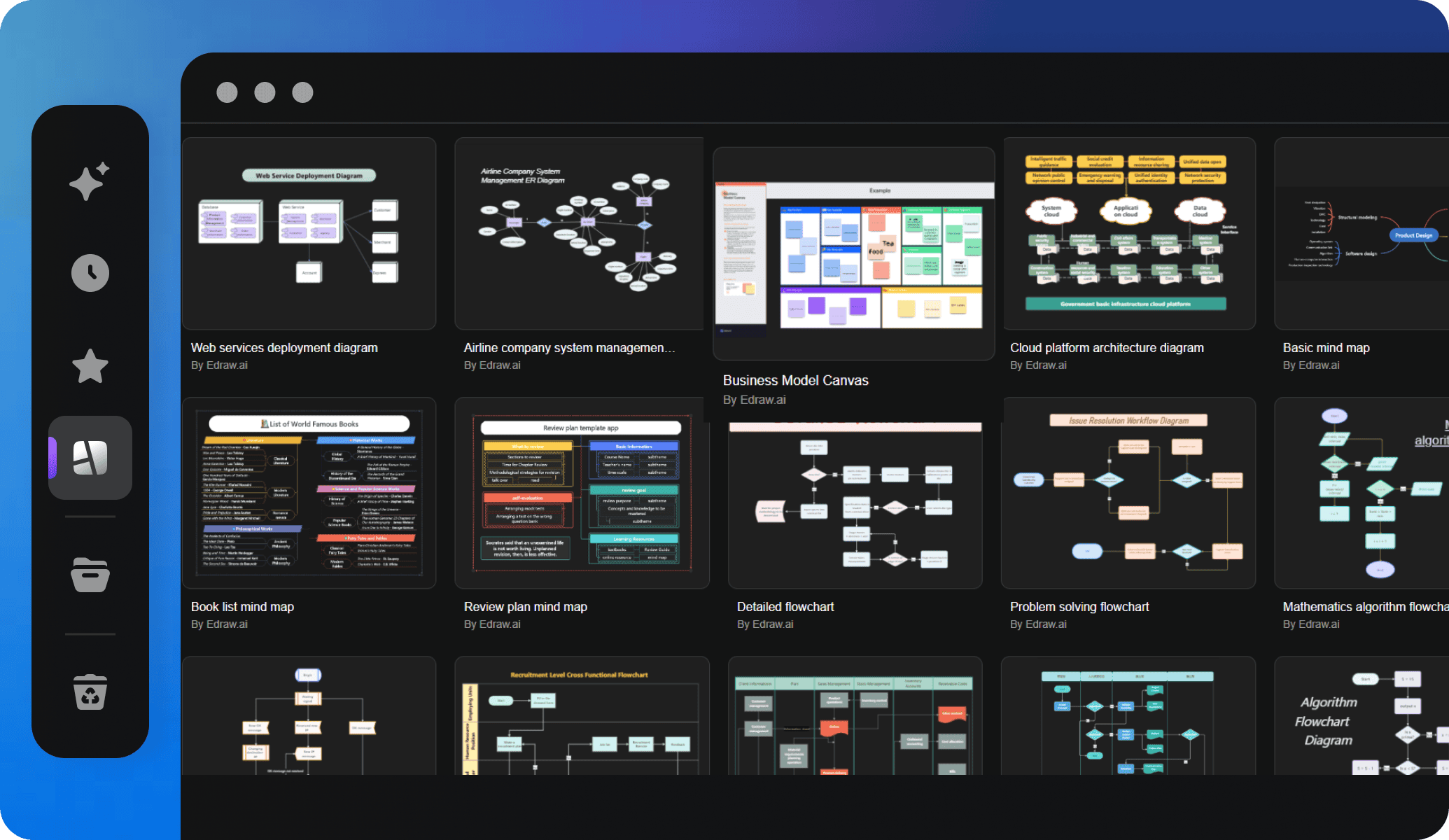 edrawai templates collection