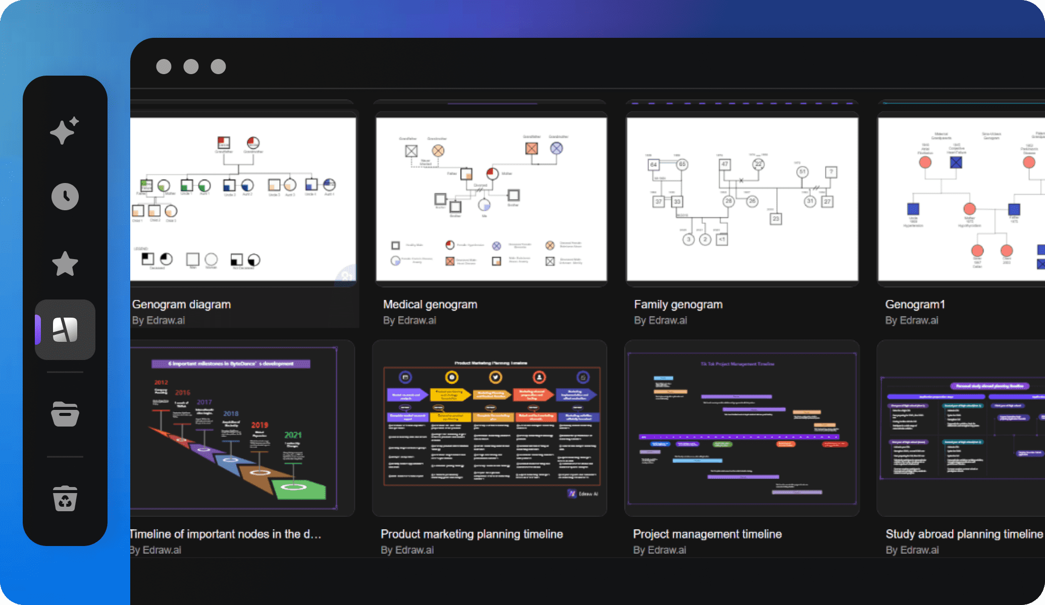 edrawai template collection