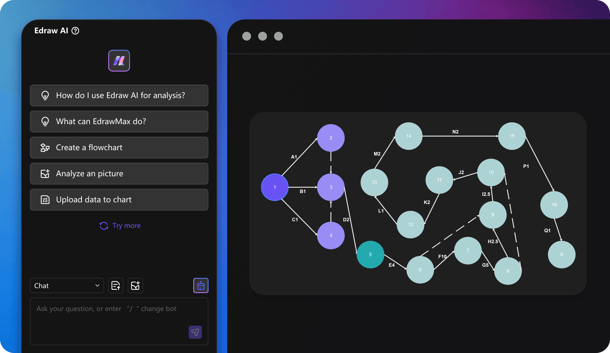 edrawai chat box