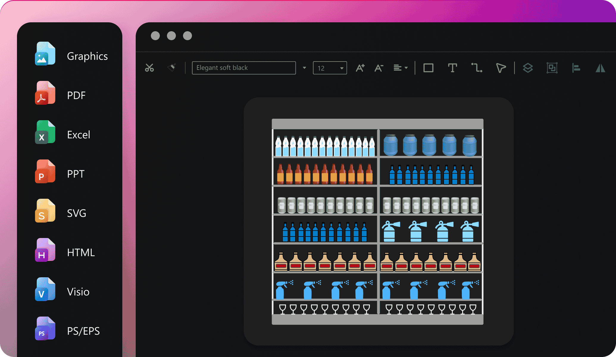 edrawai export options