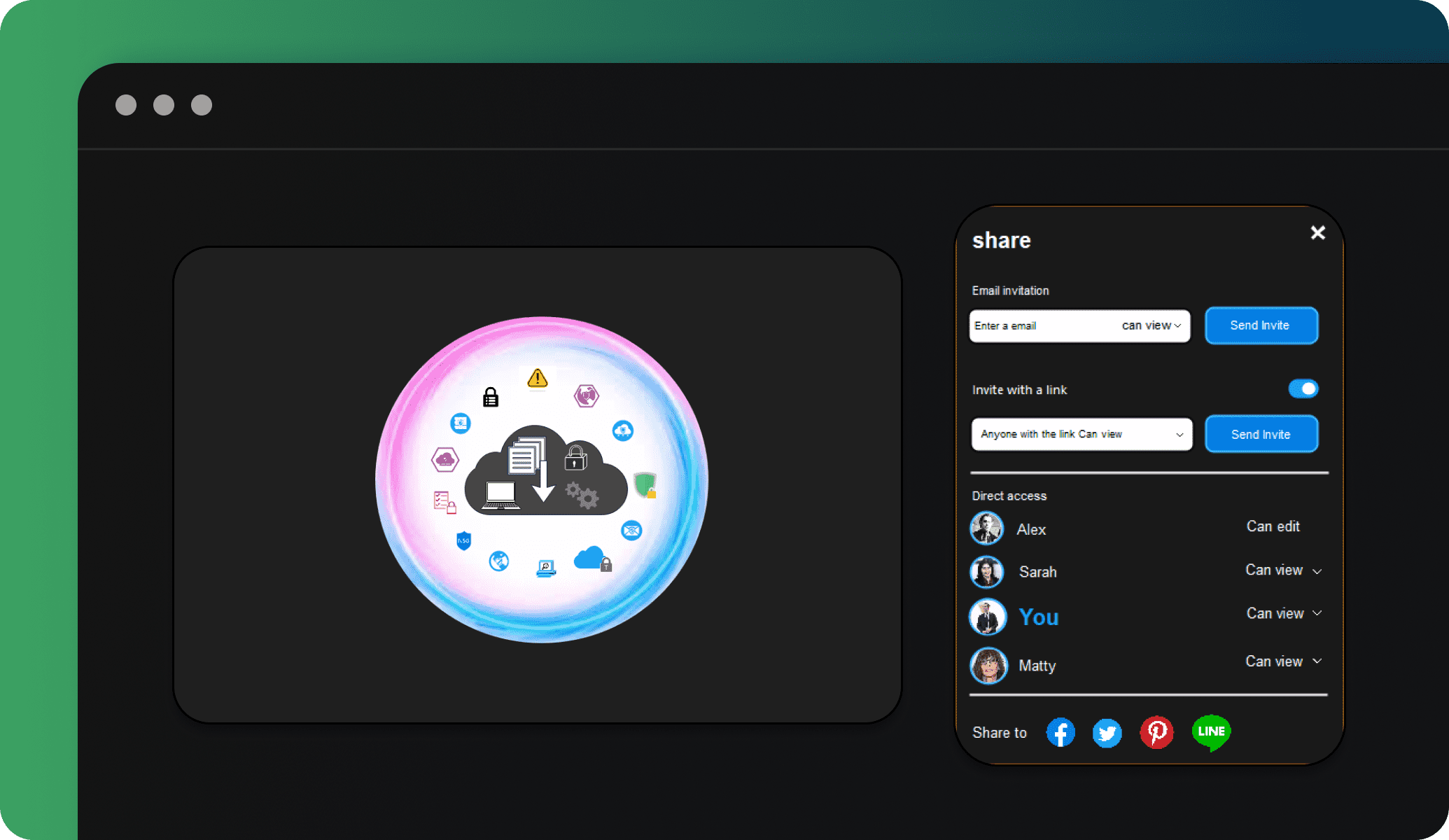 edrawai cloud access feature