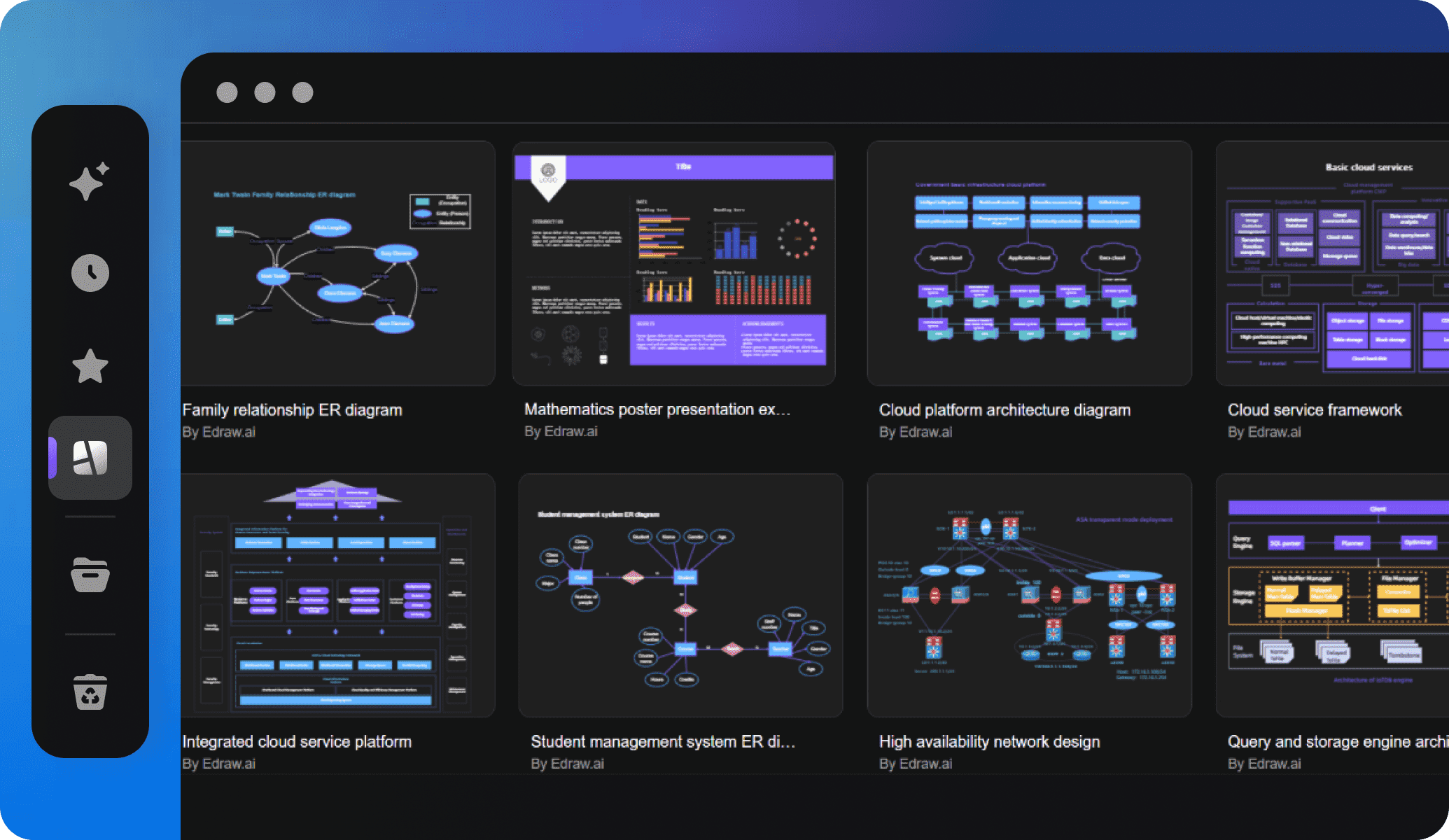 edrawai template collection