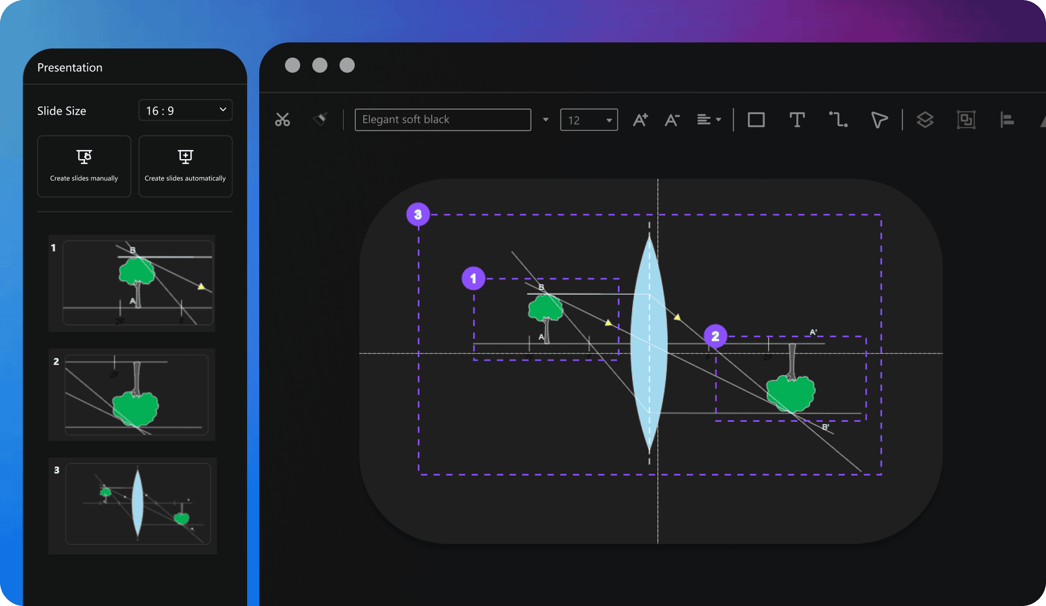 edrawai presentation mode