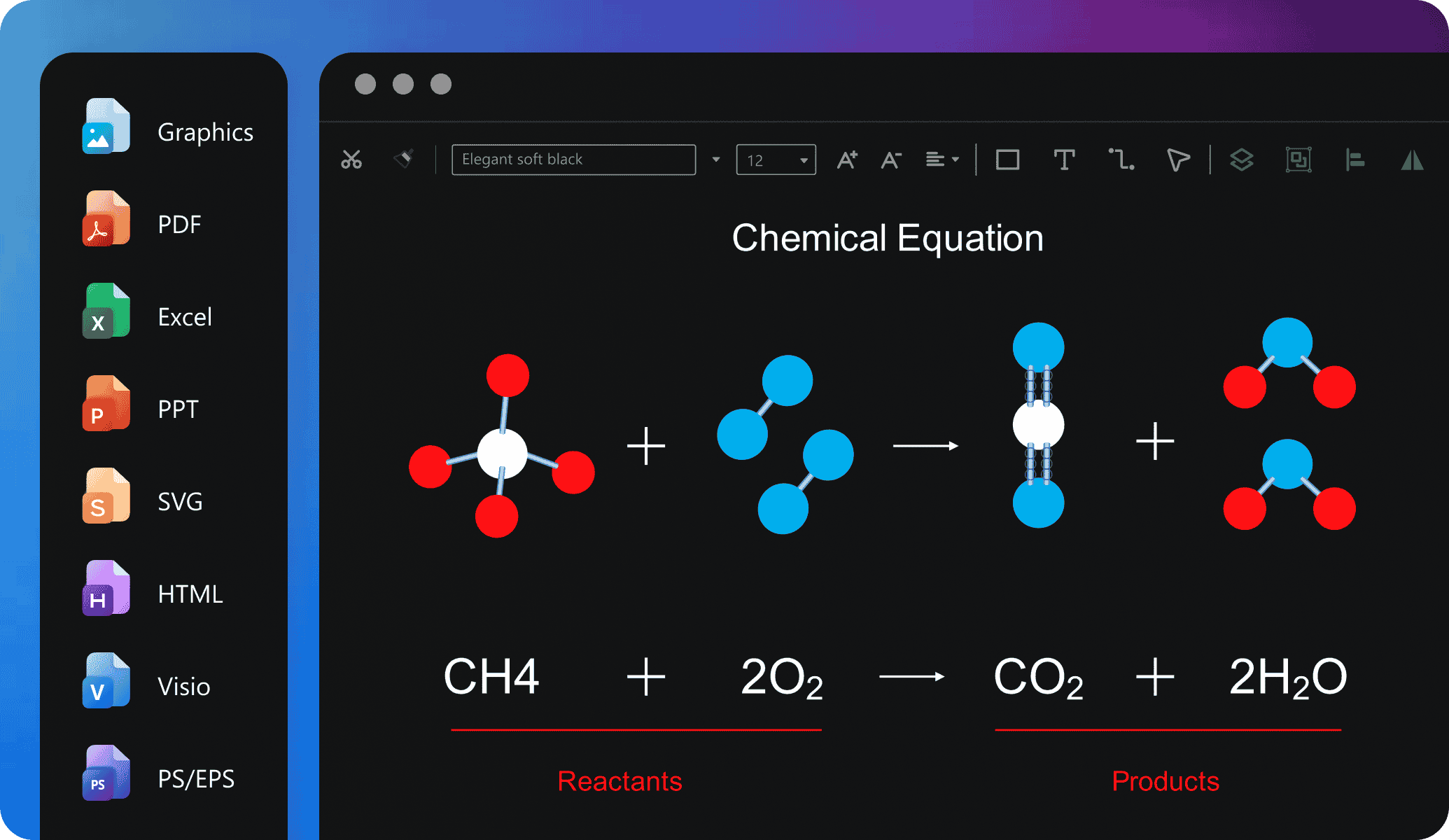 exporting chemical diagrams 