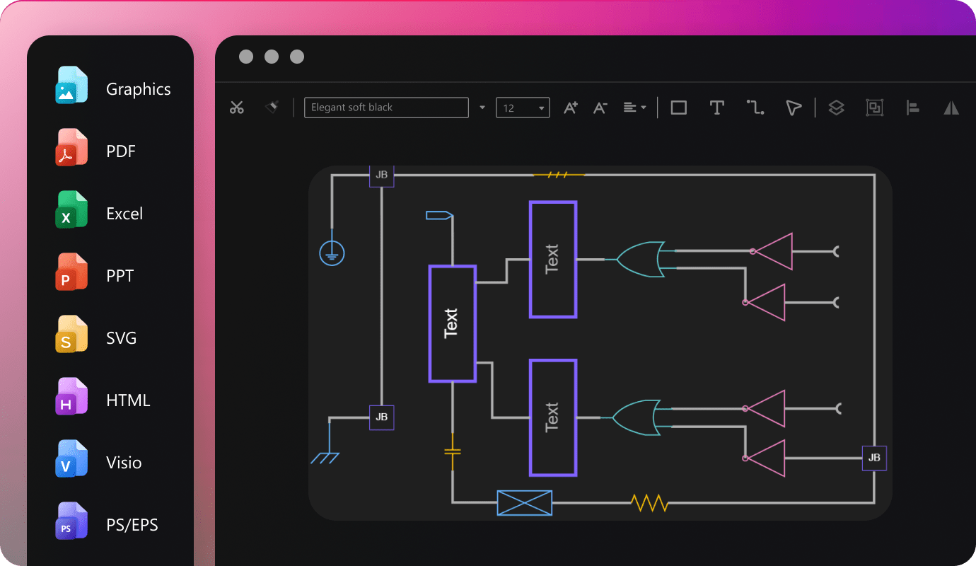 edraw ai export options