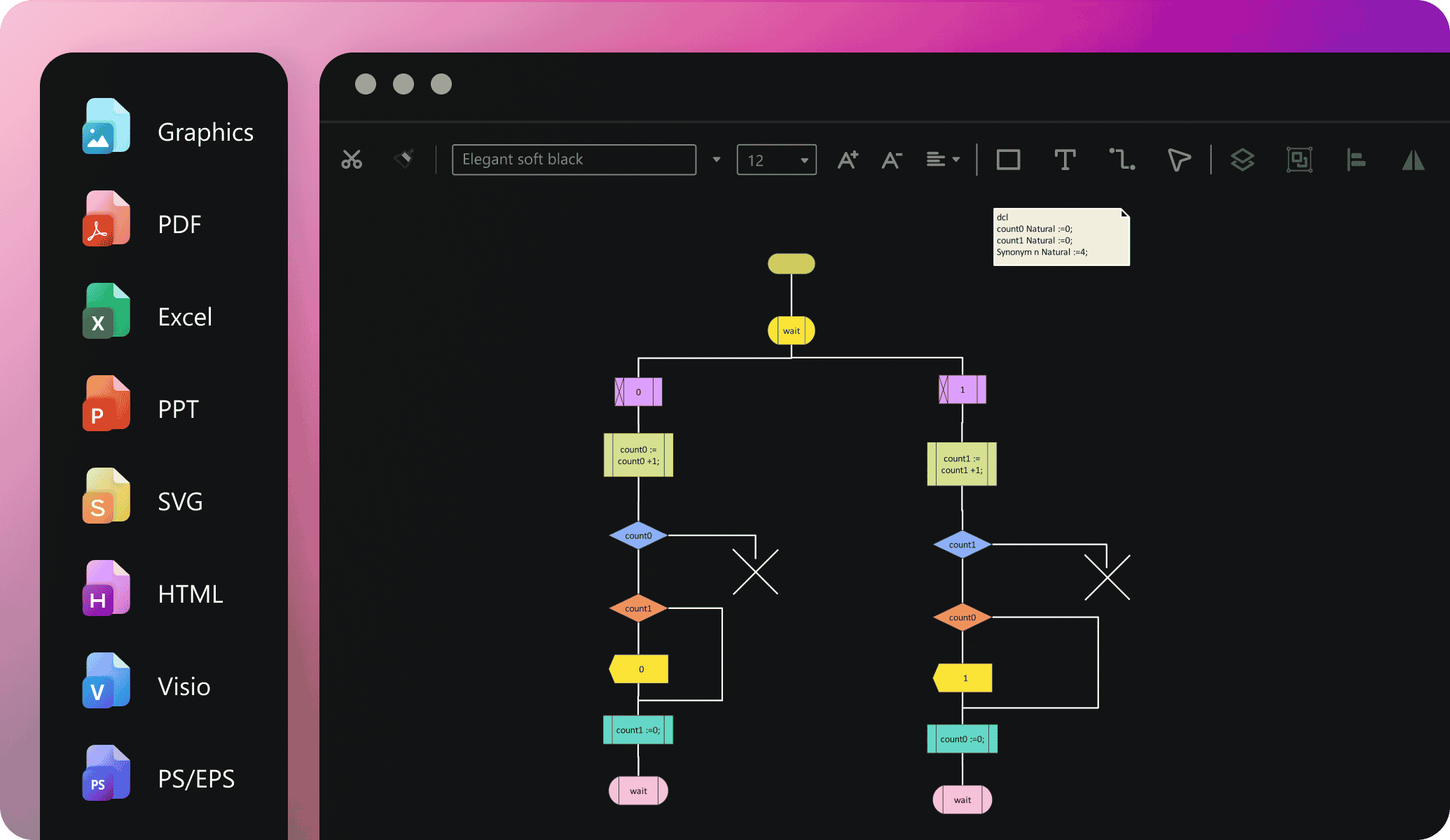 edrawai export options