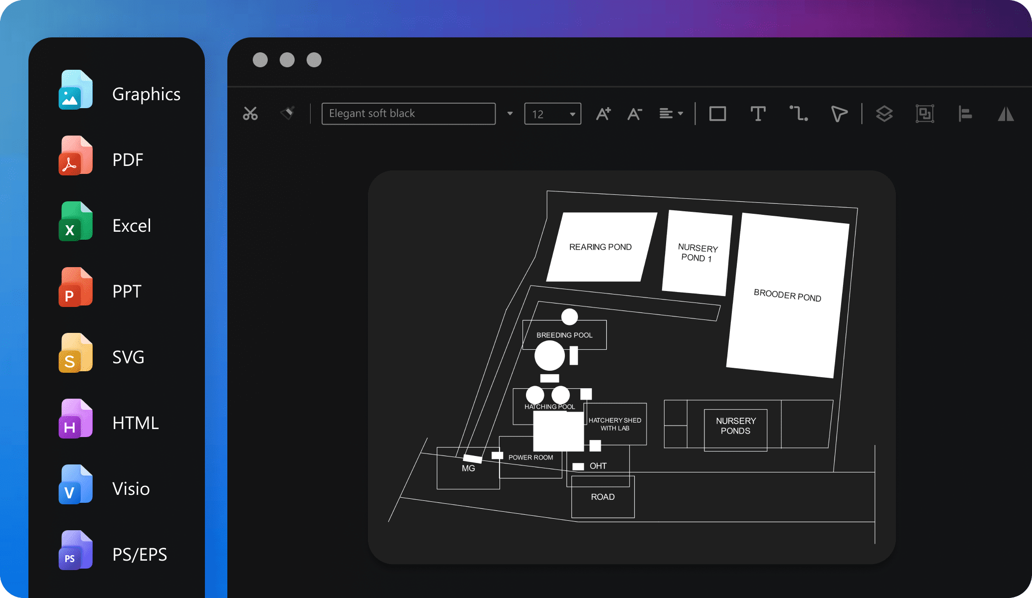 edrawai export options