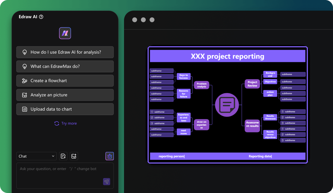 ai assistance of edraw ai