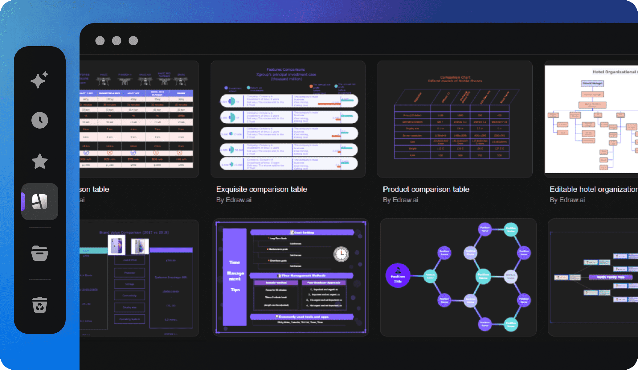 edrawai template collection