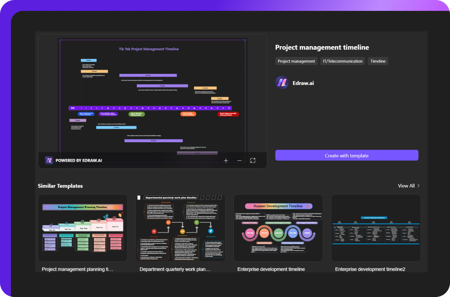 timeline templates