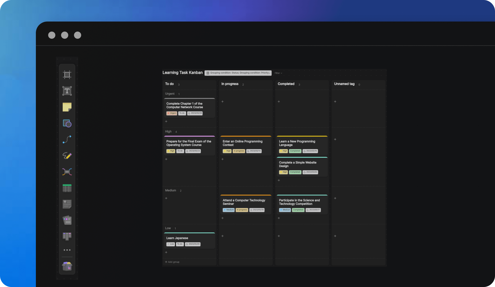 edrawai kanban function