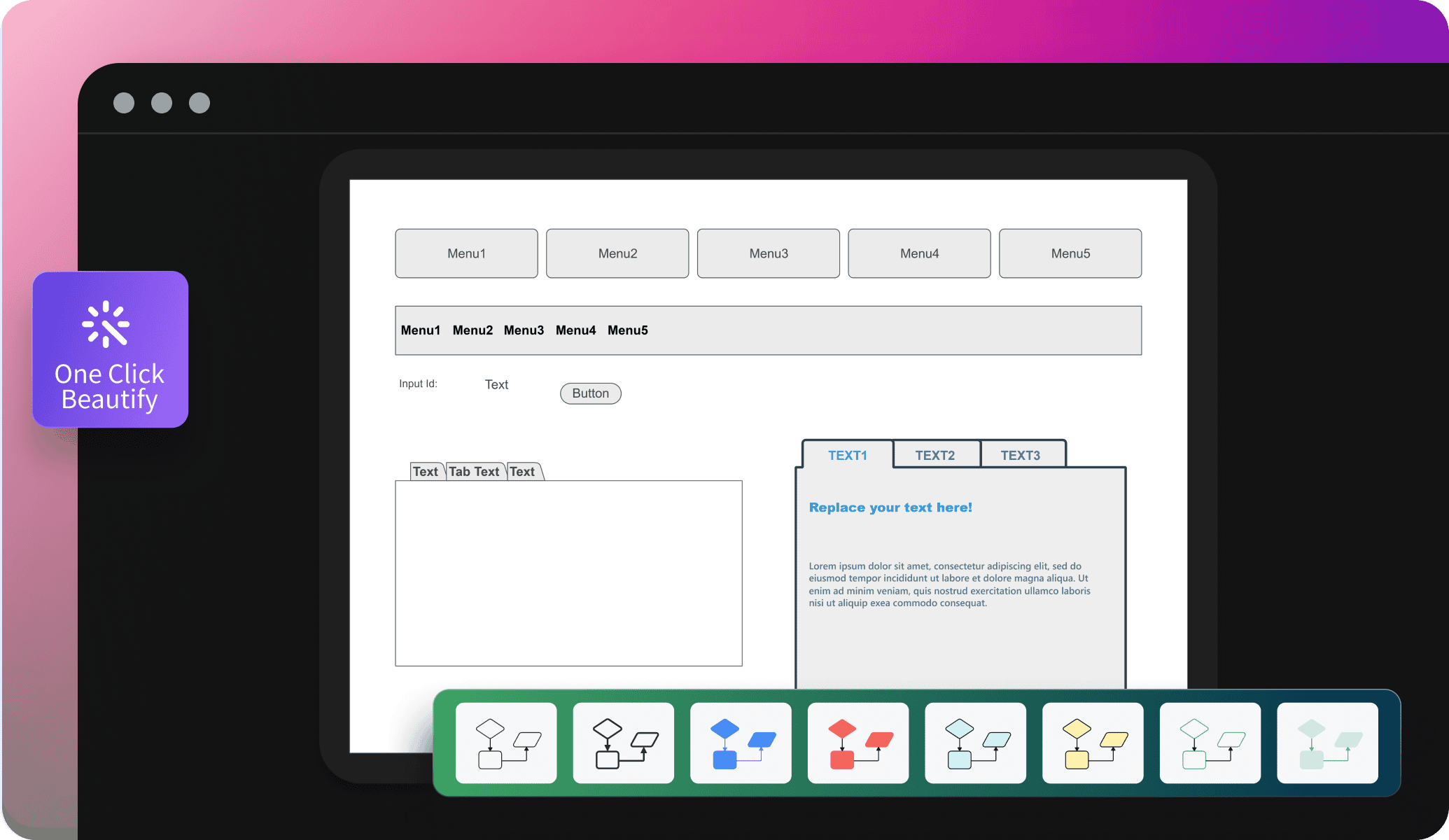 edrawai intuitive interface