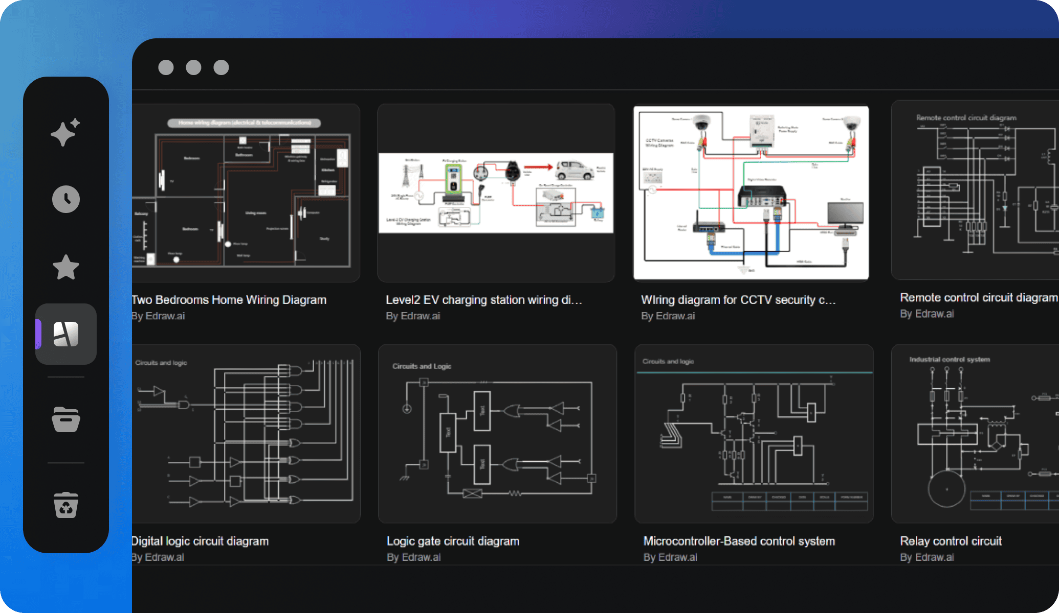 edrawai templates library 