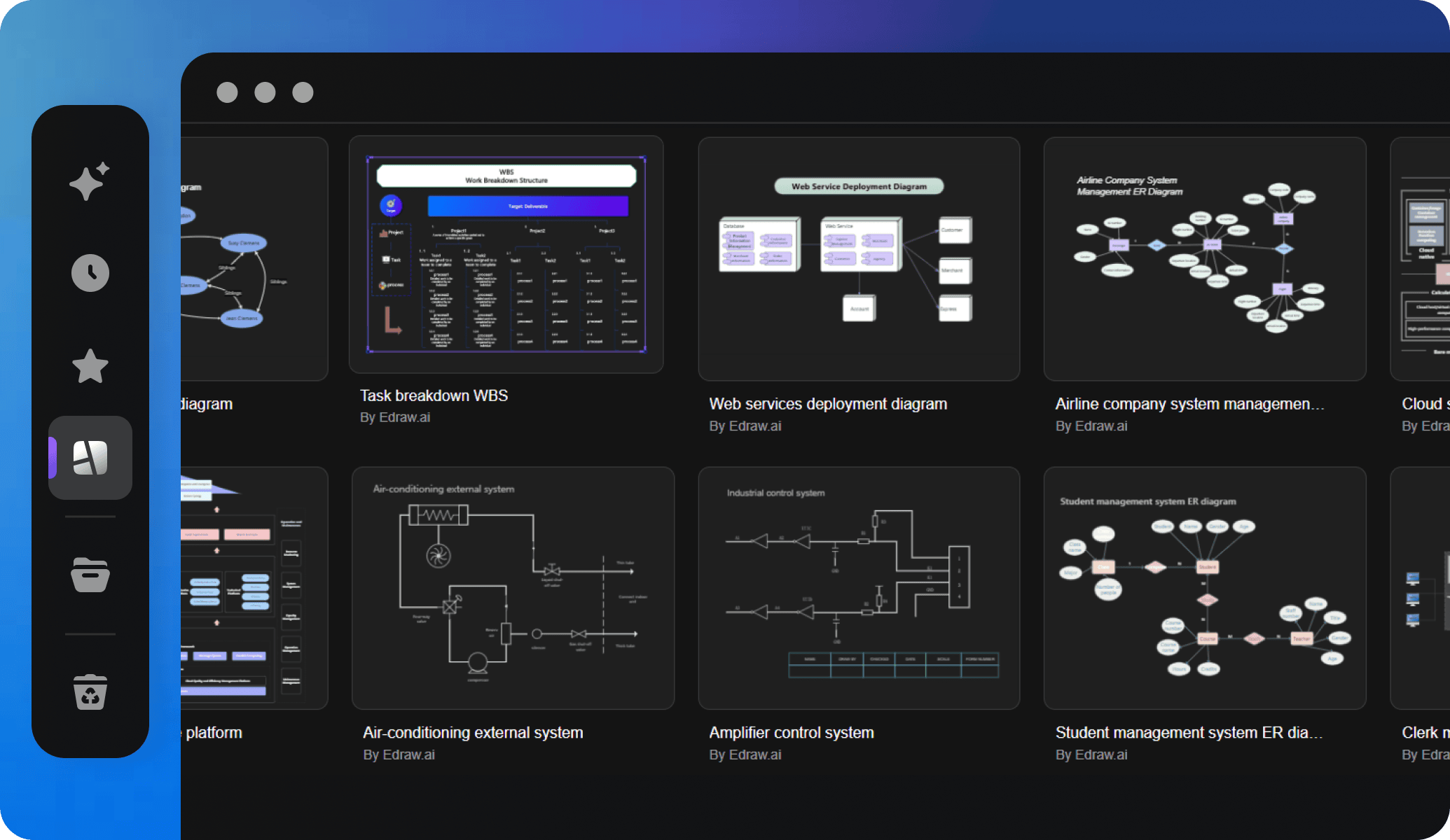 edrawai template collection