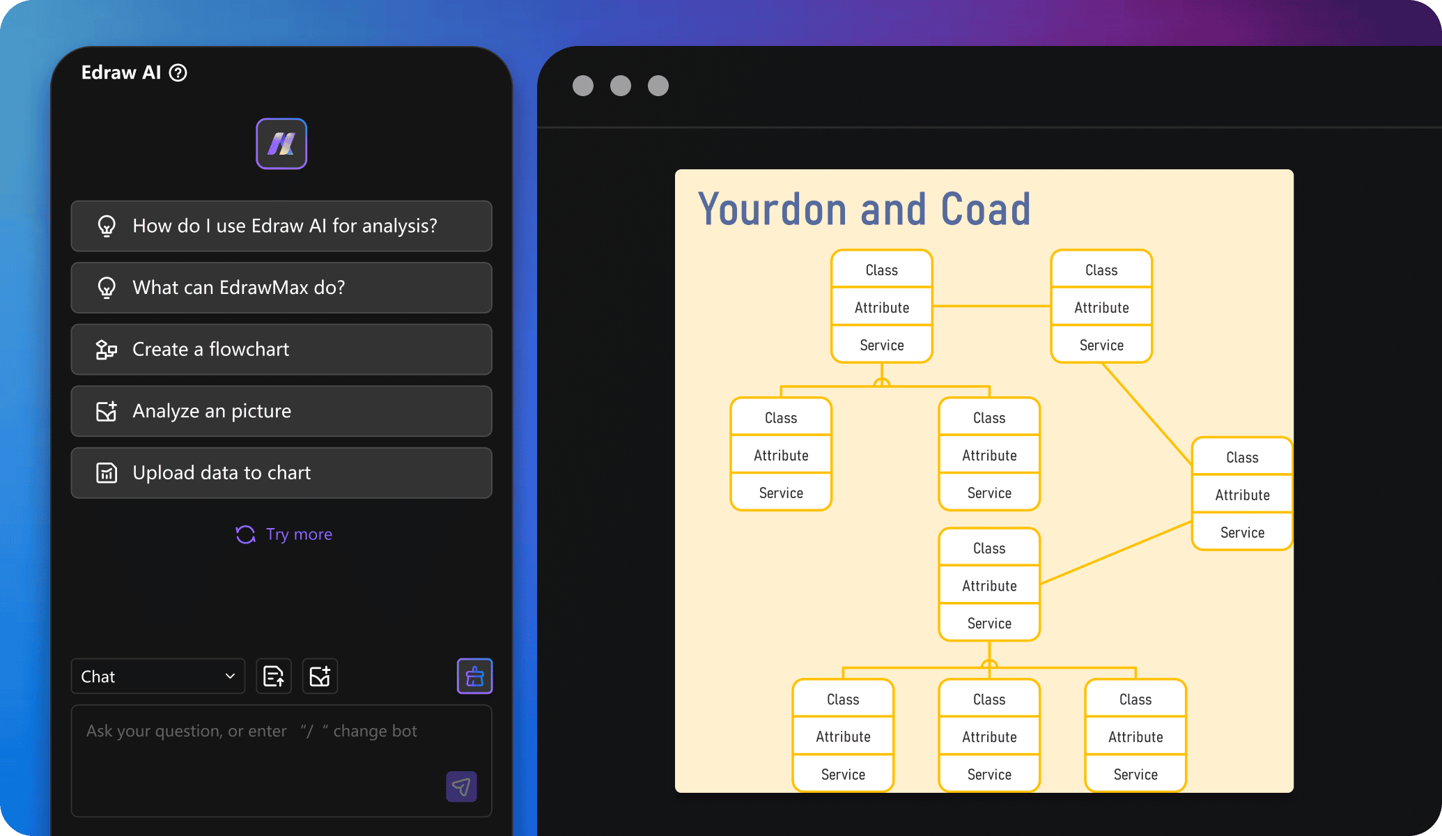 edrawai chatbot assistance