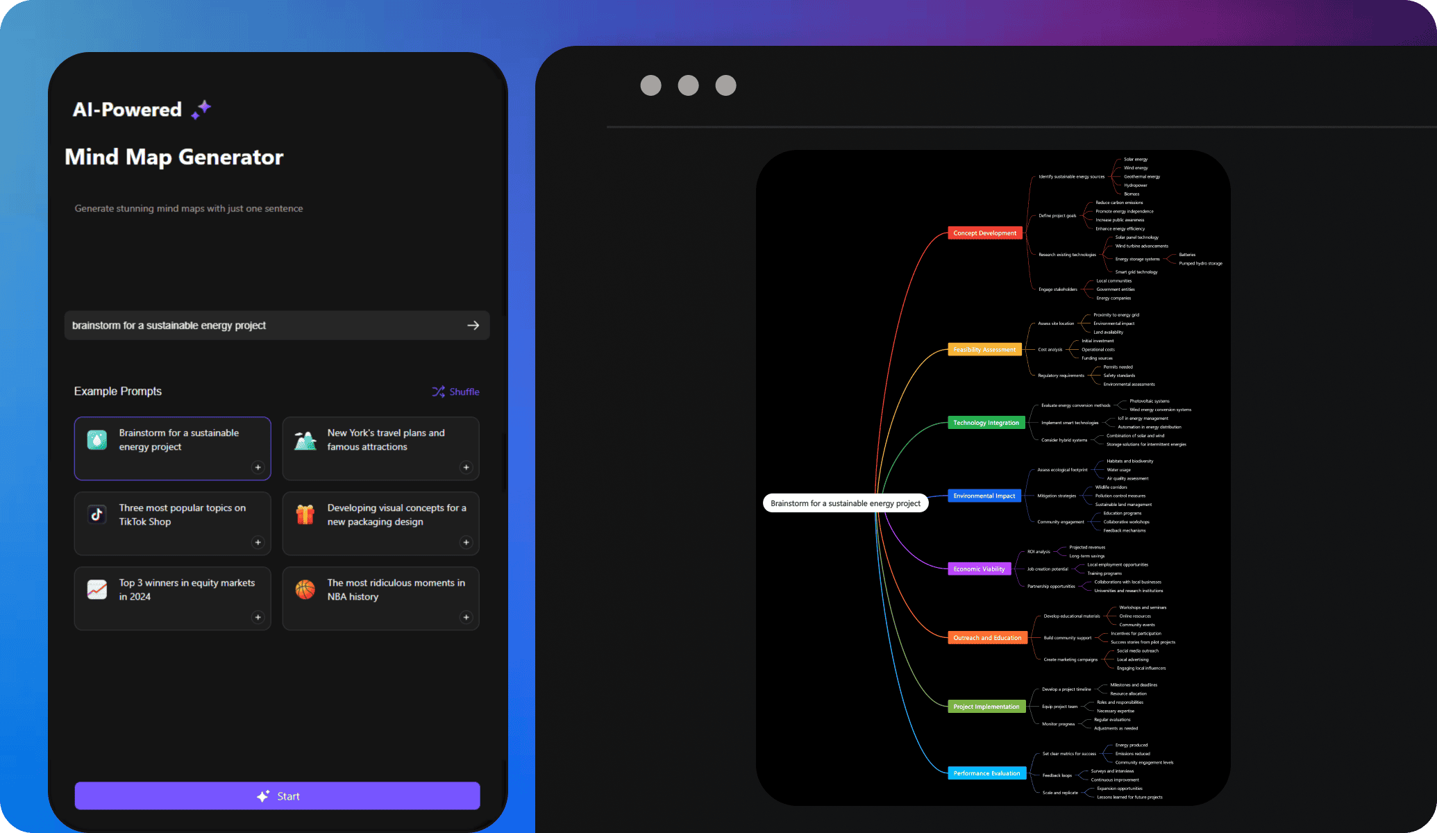 edrawai ai mind mapping generator